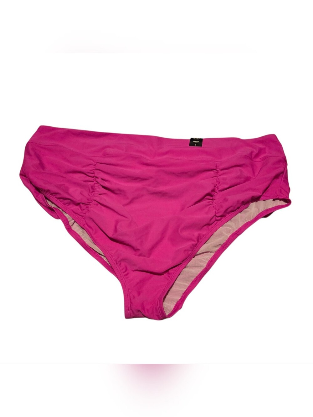 Women’s Torrid Azalea Pink Ruched High Waist Swim Bottoms Size 4X
